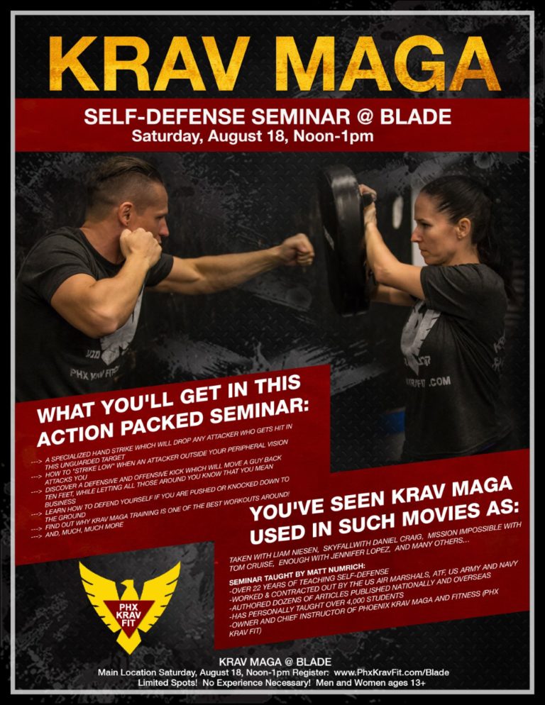 Krav-Maga-Blade-Flyer - PhxKravFit - Phoenix Krav Maga and Fitness