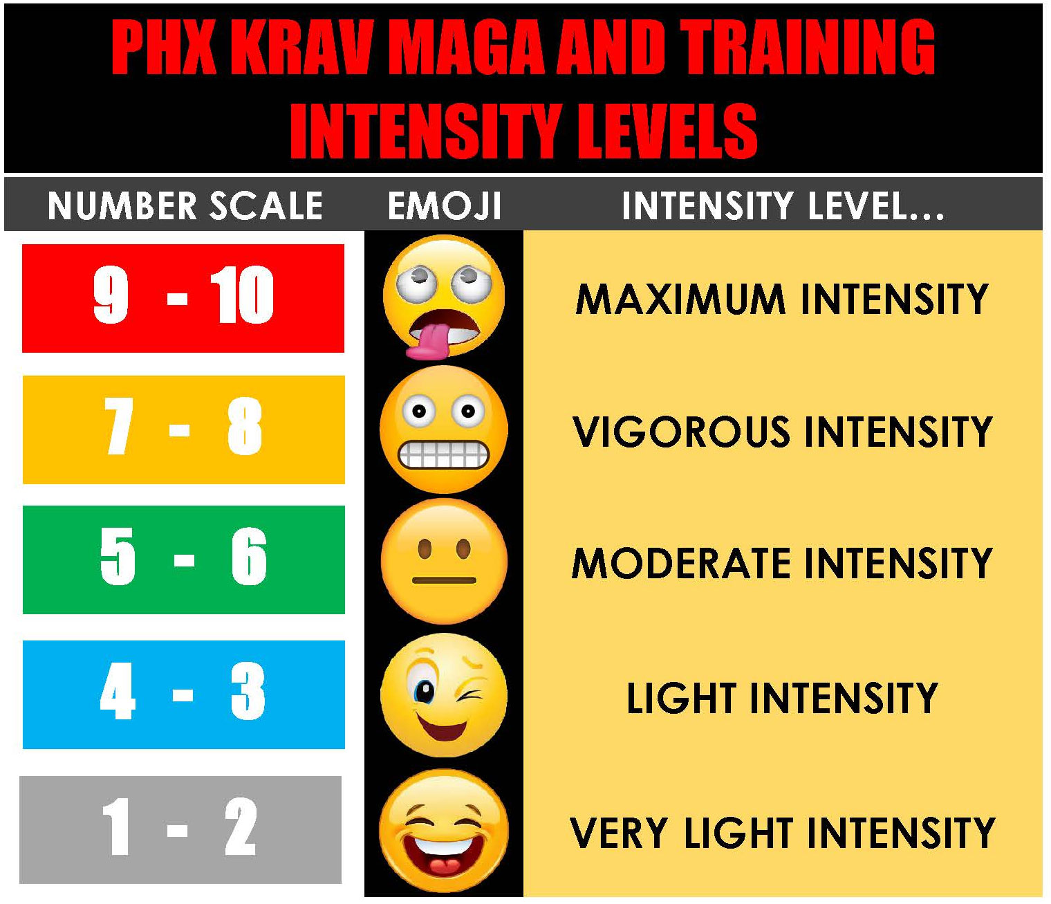 phx-krav-maga-and-training-intensity-levels